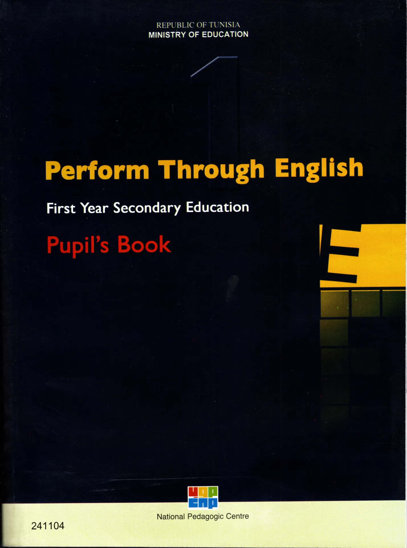 Livre Pupil's Book 1ére année secondaire