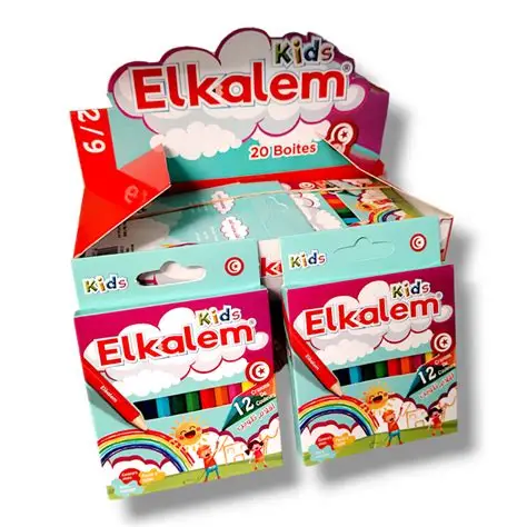 أقلام شمعية 12 ELkalem