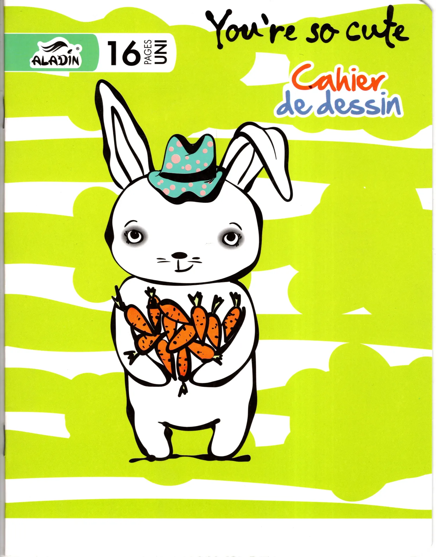 Cahier de dessin UNI 16P ALADIN