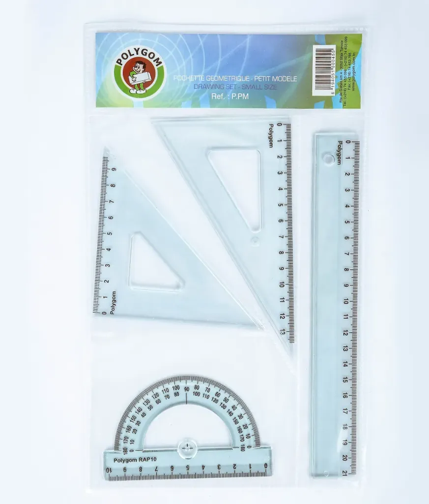 Pochette Géométrique 20cm POLYGOM