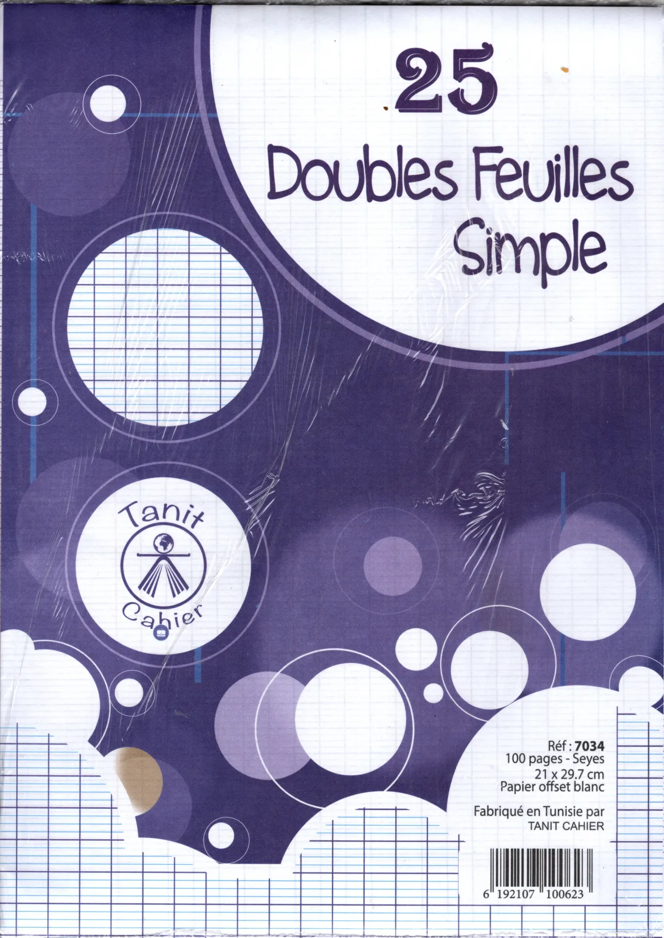 Doubles Feuilles A4 100P TANIT