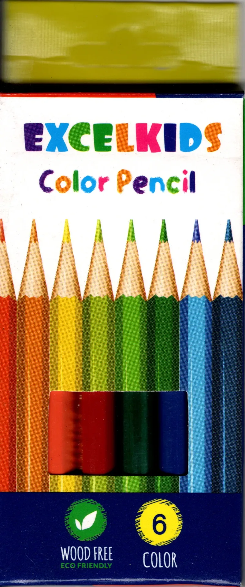 Crayon couleur de 6 Excelkids