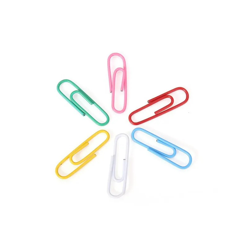 [PL733] Boite de 100 Trombone couleur 33mm Pluma