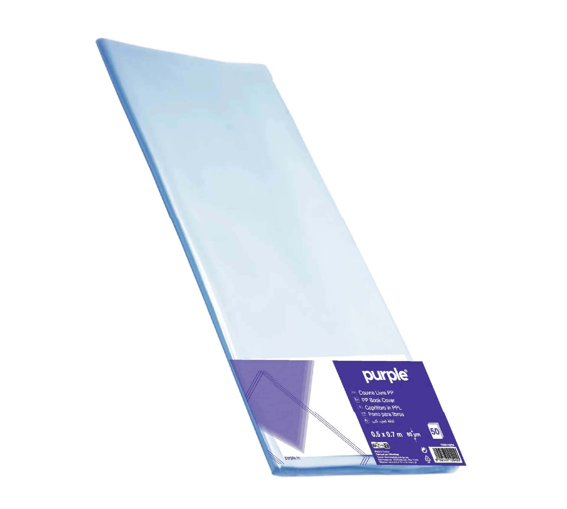 Couvre Livre cristal 80Mic