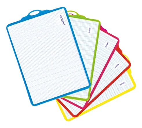 Ardoise Double face blanche SCHOLA