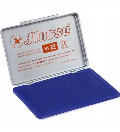 Boite à Tampon HORSE - Bleu