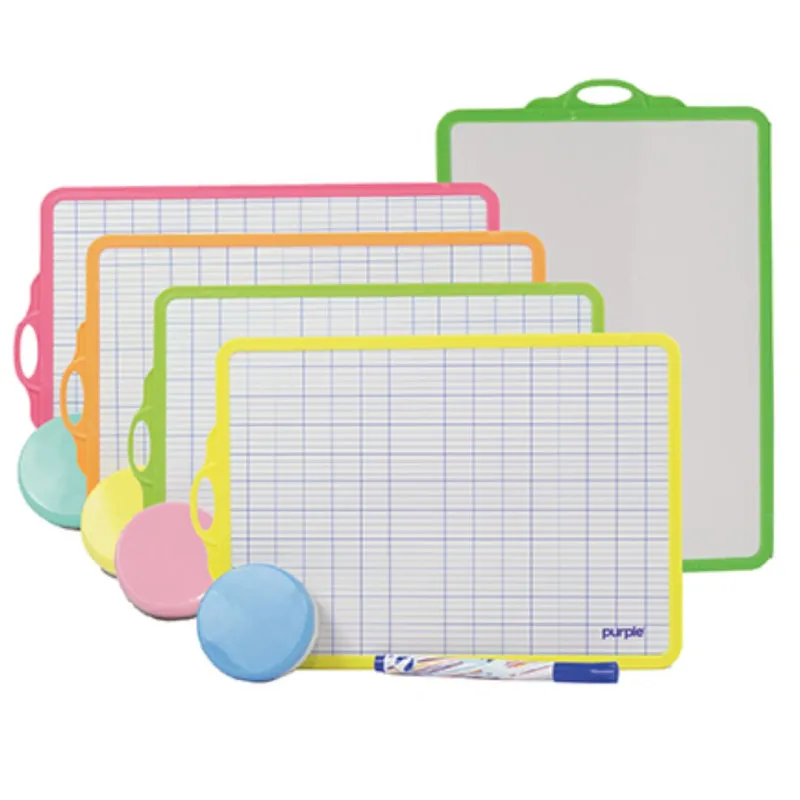 Ardoise Scolaire 2 en 1 purple