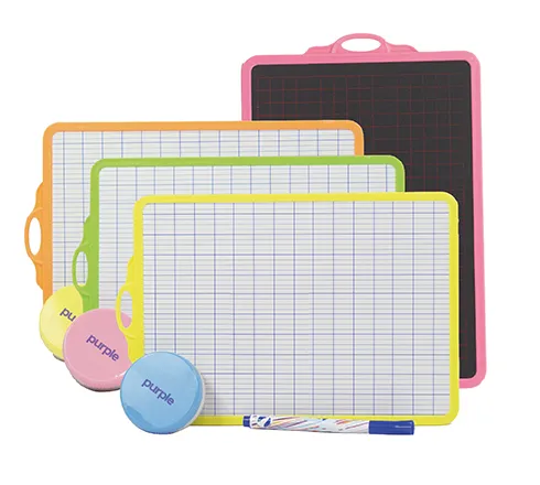 Ardoise Scolaire 2 en 1 purple