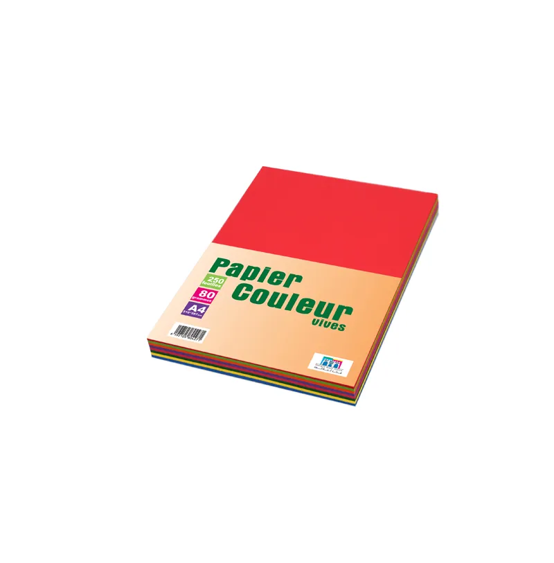Rame Papier Couleur A4 RIBAT 80gr