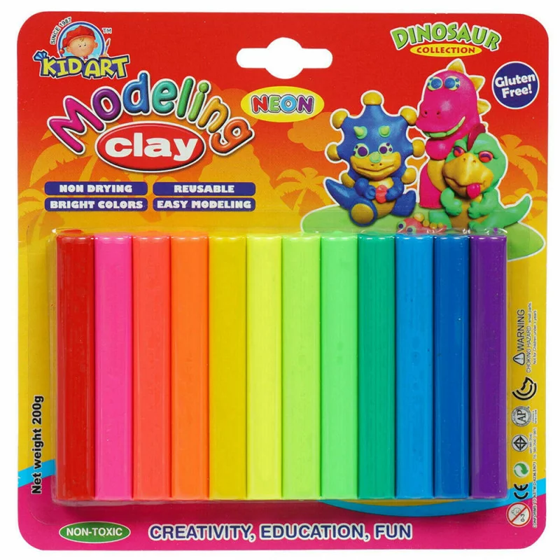 Patte A Modeler 12 Fluo Kid Art