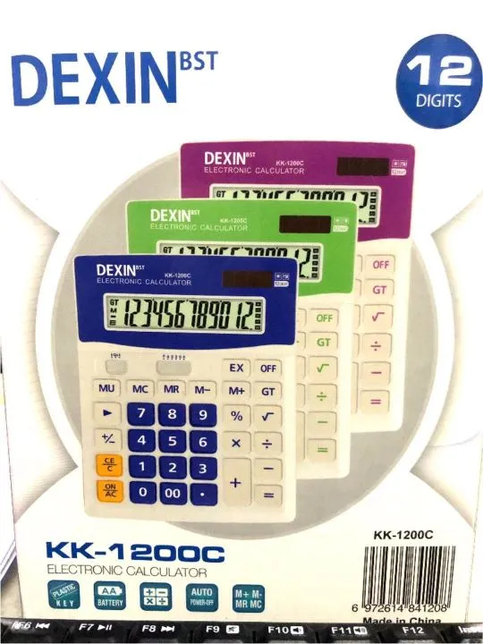 Calculatrice Dexin KK-1200C