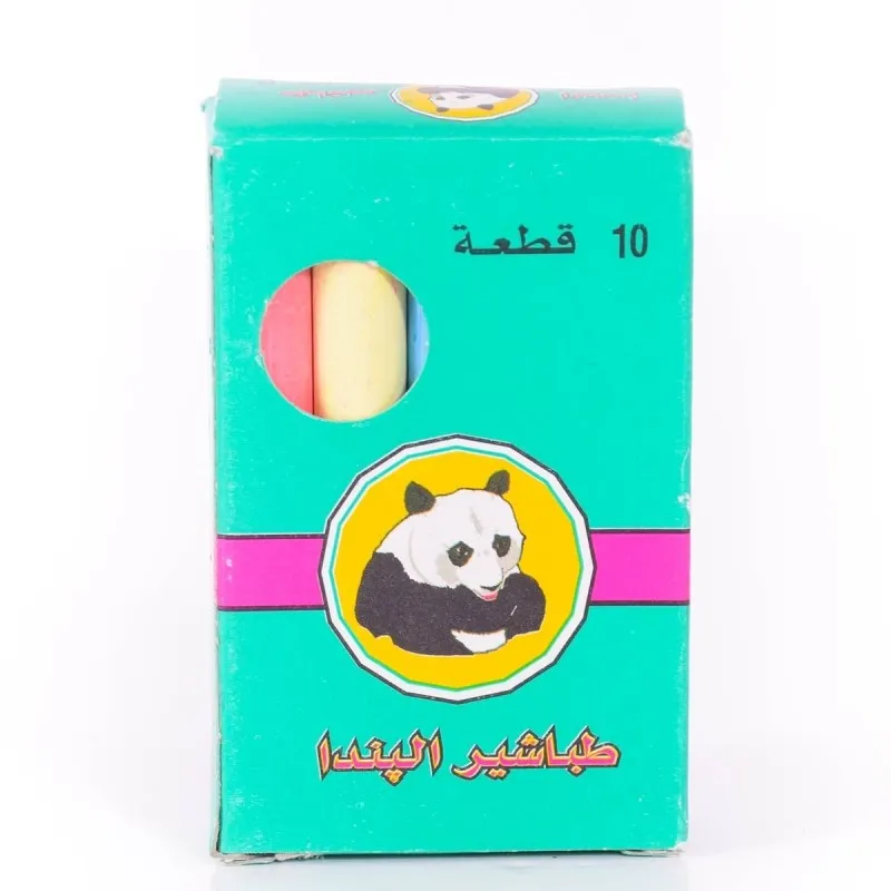 Craie couleur 10 Batons Panda