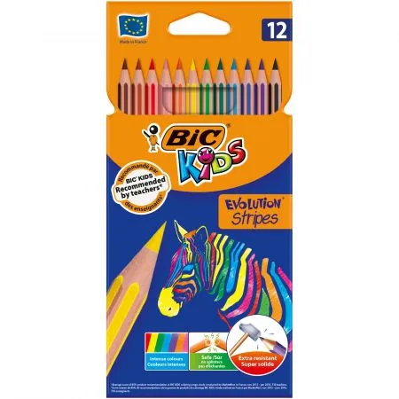 Crayons Couleur de 12 Bic Kids