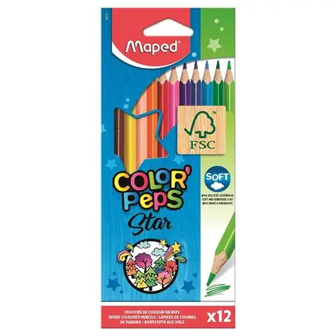 Crayons Couleur de 12 Maped