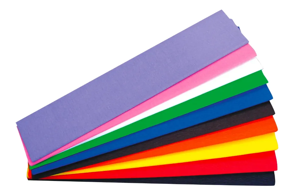 Papier crépon (Bleu)