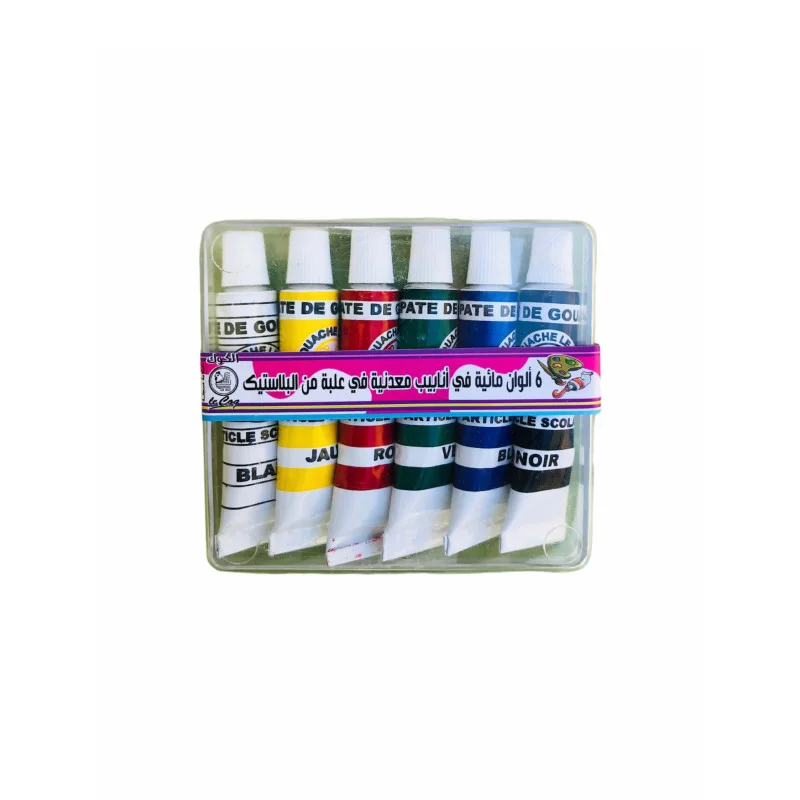 [062] Tube Gouache de 6 lecoq